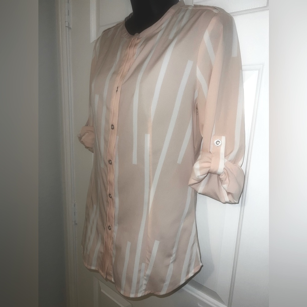 Calvin Klein Spring Button Up Blouse Size S